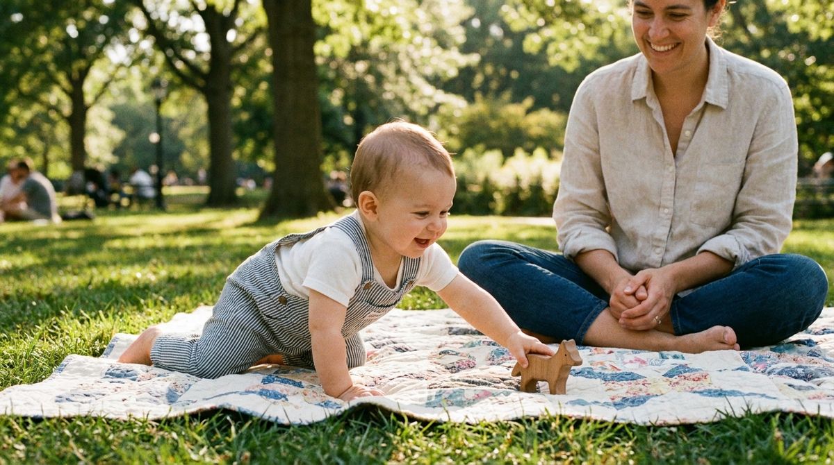 À quel âge bébé s'assoit, fait du 4 pattes et marche