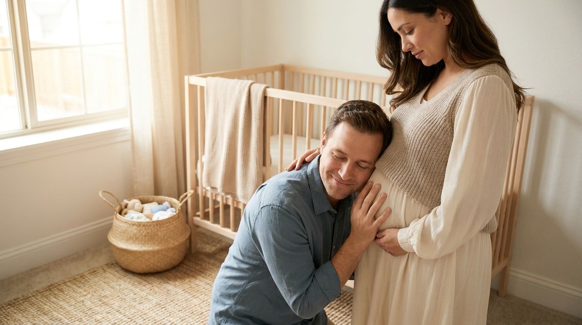 Bindung zum Baby vor der Geburt: Tipps für Papas